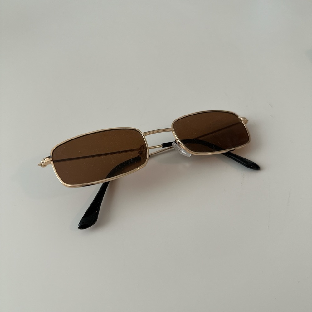Gold and Brown Sunglasses